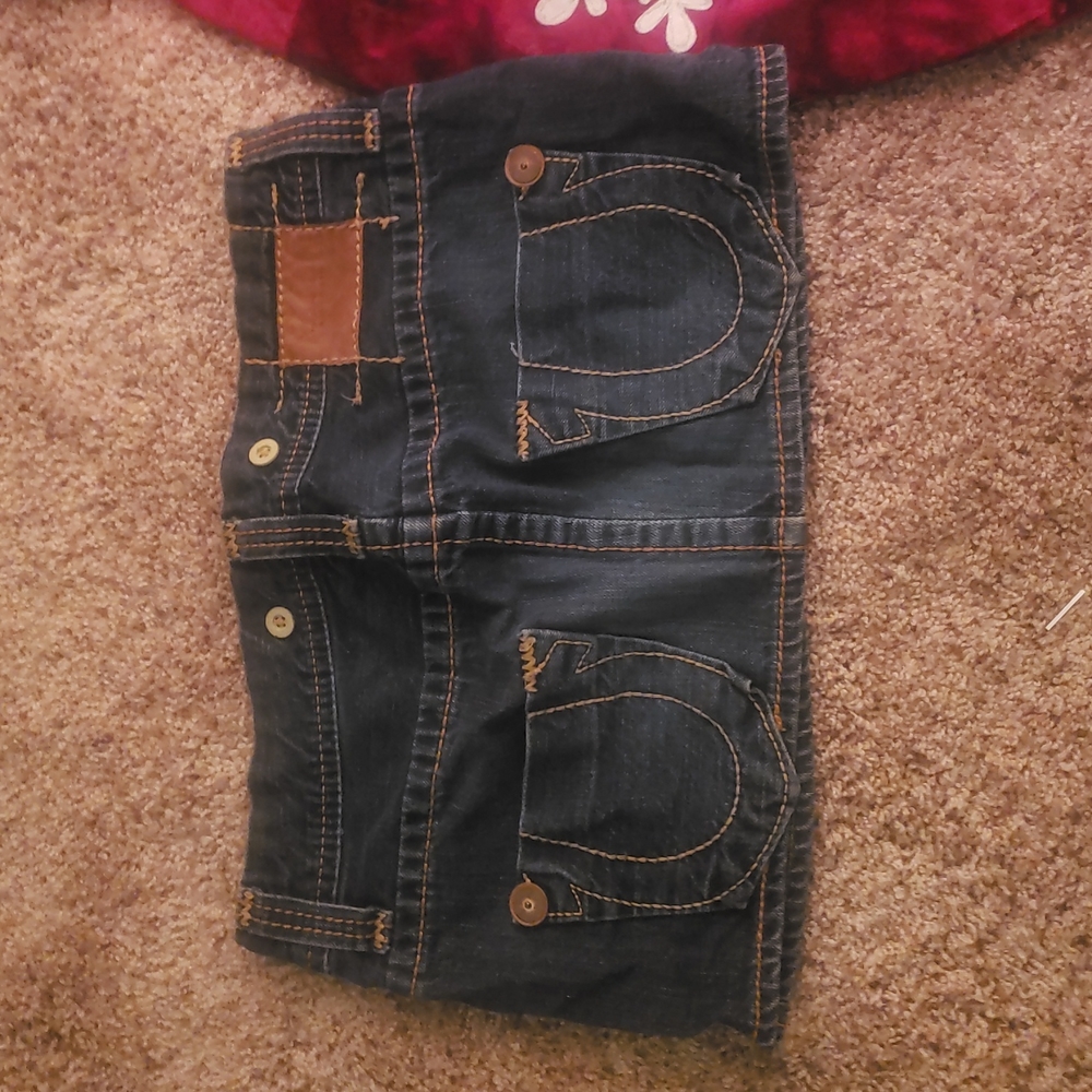 True Religion mini skirt